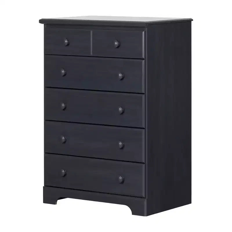 Commode à 5 tiroirs pour enfant South Shore Summer Breeze, bleu myrtille
