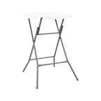 Table portable en résine Home Imports Emporium High Top Cocktail Bar pour fêtes/événements en extérieur