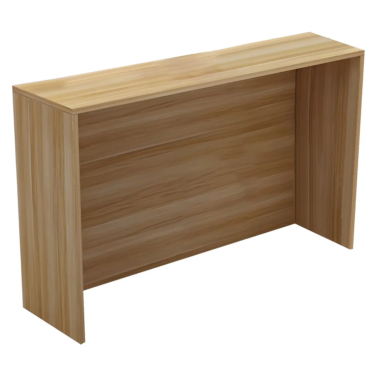 Table de bar longue rectangulaire blanche en bois pour salon
