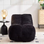 Pouf Okak de 150 cm, fauteuil pouf lounge épousant les courbes du corps avec éponge haute élasticité, canapé de sol léger pour salon, chambre