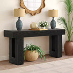 MAYEERTY Console avec étagère inférieure pour décorations et vases