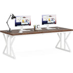 Bureau de direction de 70,8 pouces, grande station de travail de bureau d'ordinateur