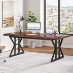 Bureau de direction de 70,8 pouces, grande station de travail de bureau d'ordinateur