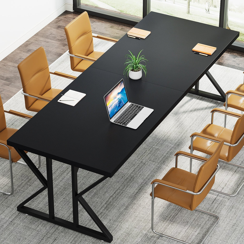 Bureau de direction de 70,8 pouces, grande station de travail de bureau d'ordinateur