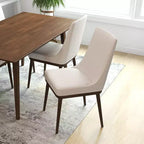 Chaises de salle à manger du milieu du siècle, lot de 2 fauteuils de salon d'appoint pour l'intérieur/l'extérieur, pour le salon, la chambre, le patio