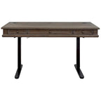 Bureau assis/debout électronique Carson Wood, bureau réglable en hauteur, gris