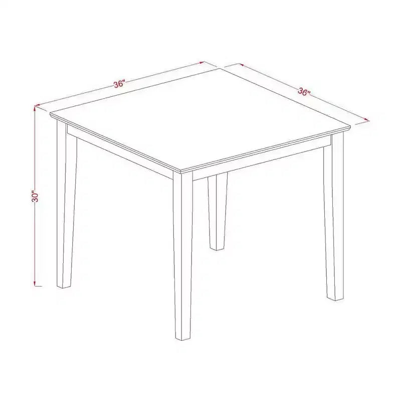 Table de cuisine moderne en bois HomeStock