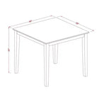 Table de cuisine moderne en bois HomeStock