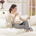 54.3 Canapé modulaire sectionnel Oversized Cloud, accoudoirs extra-épais, coussins à bonne résilience, design ergonomique, tissu velours côtelé doux de qualité supérieure
