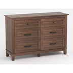 Commode pour Chambre, Commode Moderne en Bois à 6 Tiroirs, Meuble TV, Armoire en Bois, Commodes à 6 Tiroirs pour Chambre Salon