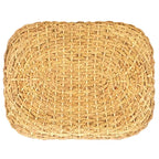 Table d'appoint Caprianna en jacinthe d'eau tressée - CWK2010 - Naturel - Safavieh Couture