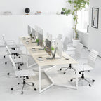 Chaise de bureau à dossier cannelé LUXMOD pour ordinateur et télétravail