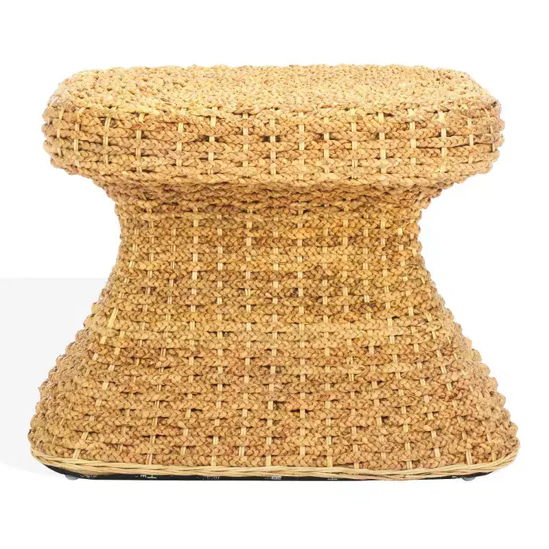 Table d'appoint Caprianna en jacinthe d'eau tressée - CWK2010 - Naturel - Safavieh Couture