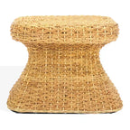 Table d'appoint Caprianna en jacinthe d'eau tressée - CWK2010 - Naturel - Safavieh Couture