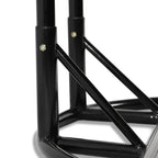 LeisureMod Fauteuil suspendu œuf 2 places avec support - Balançoire / hamac de patio en rotin osier pour extérieur/intérieur avec coussins