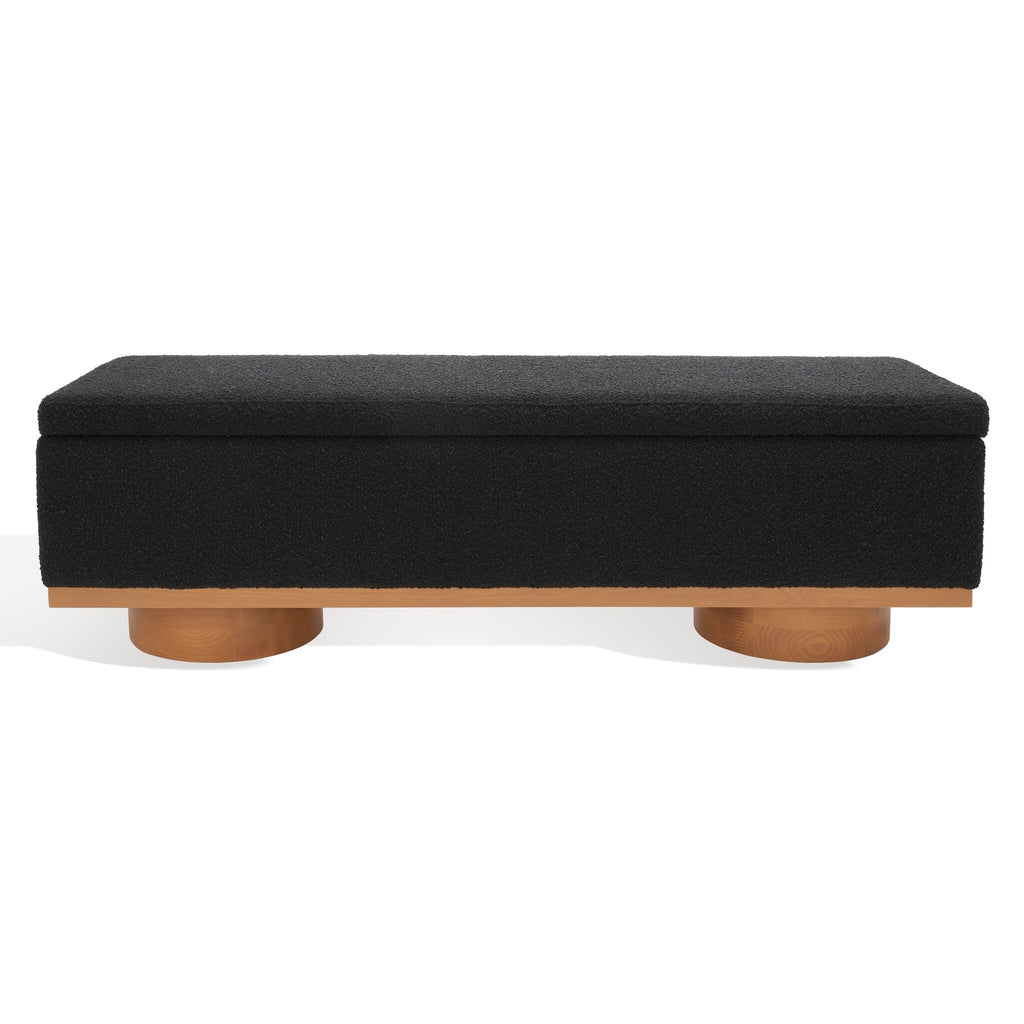 Banc de rangement Sunneva Boucle SAFAVIEH Couture - 61 po L x 20 po P x 19 po H - 61Lx20Px19H