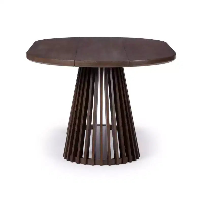 Table à manger rectangulaire 72 Lido Plank+Beam, table de cuisine minimaliste en bois massif pour 6 personnes