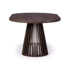Table à manger rectangulaire 72 Lido Plank+Beam, table de cuisine minimaliste en bois massif pour 6 personnes