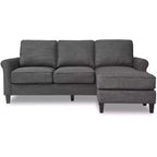 Harmon Roll Arm Sectional Sofa - Serta