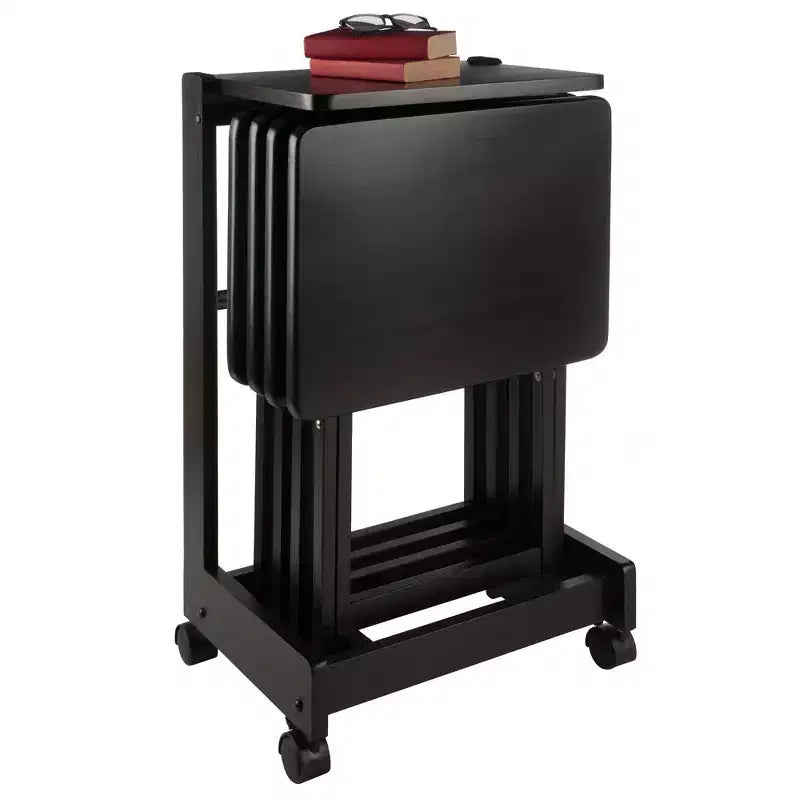 Ensemble de 5 tables d'appoint Brienda avec dessus rabattable - Winsome