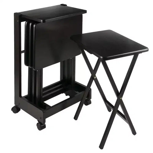 Ensemble de 5 tables d'appoint Brienda avec dessus rabattable - Winsome