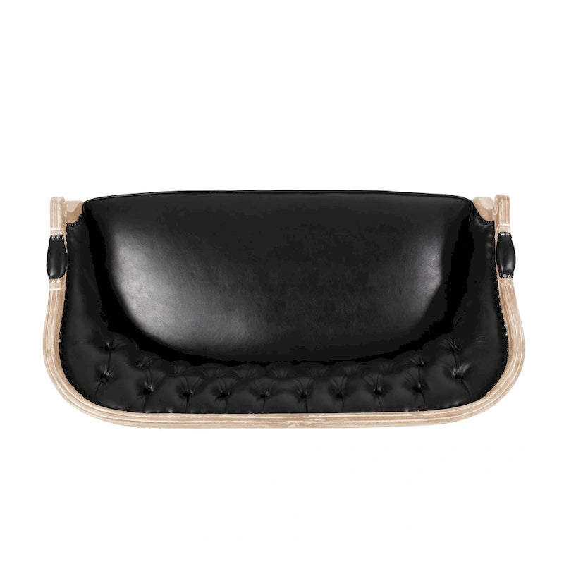 Causeuse capitonnée Faye par Christopher Knight Home