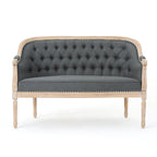 Causeuse capitonnée Faye par Christopher Knight Home