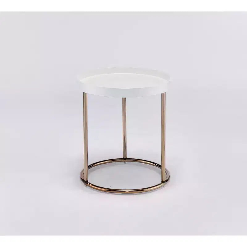 Table d'appoint ronde en cuivre 22
