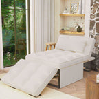 Canapé convertible Lit d'appoint Fauteuil-lit Canapé pliant Pouf Fauteuils inclinables pour le salon