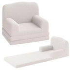 Canapé et fauteuil pour enfants 2-en-1 – Sofa en mousse pliable pour tout-petits