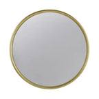 Miroir mural rond doré de 11 pouces avec cadre en fer