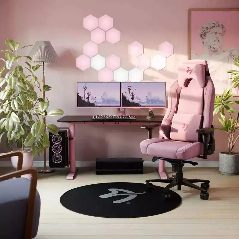 Bureau de jeu incurvé compact Arozzi Arena