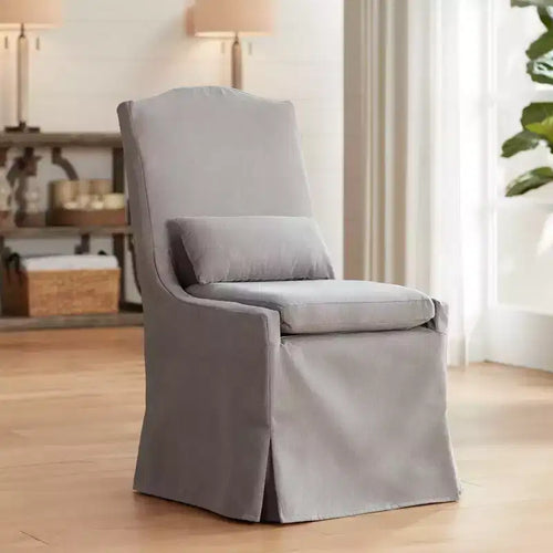 Chaise de salle à manger déhoussable gris ardoise 55 Downing Street Juliete Peyton
