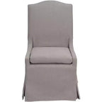 Chaise de salle à manger déhoussable gris ardoise 55 Downing Street Juliete Peyton