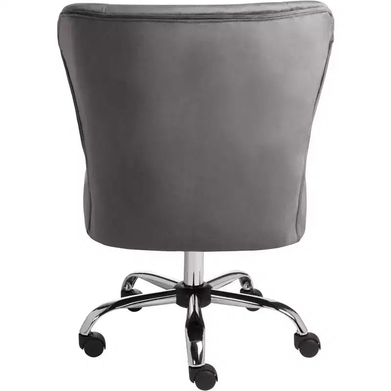 Chaise de bureau réglable Studio 55D Erin Gray en tissu