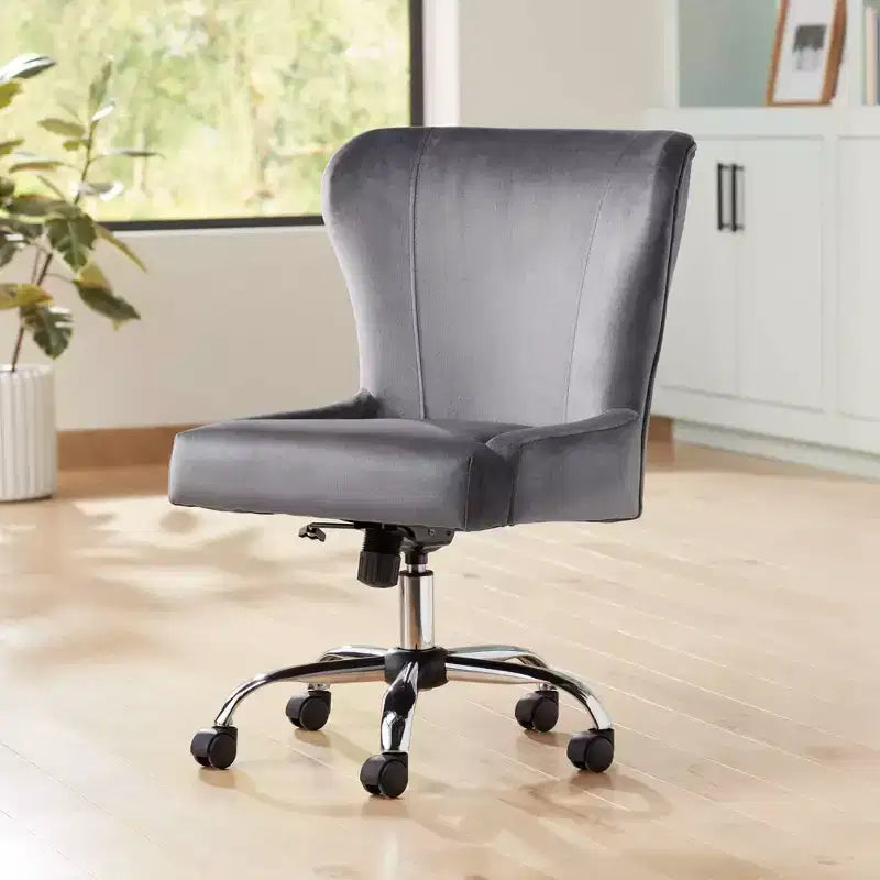 Chaise de bureau réglable Studio 55D Erin Gray en tissu