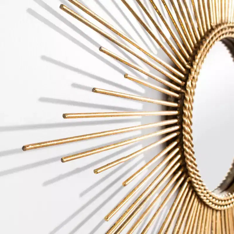 Miroir Nahla Sunburst - Feuille d'or - Safavieh