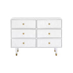 Commode 6 tiroirs texturée géo - Linon