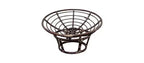 Fauteuil Papasan 42 po en rotin avec coussin en microsuède - International Caravan