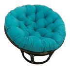 42 Rattan Papasan Chair with Micro Suede Cushion - International Caravan