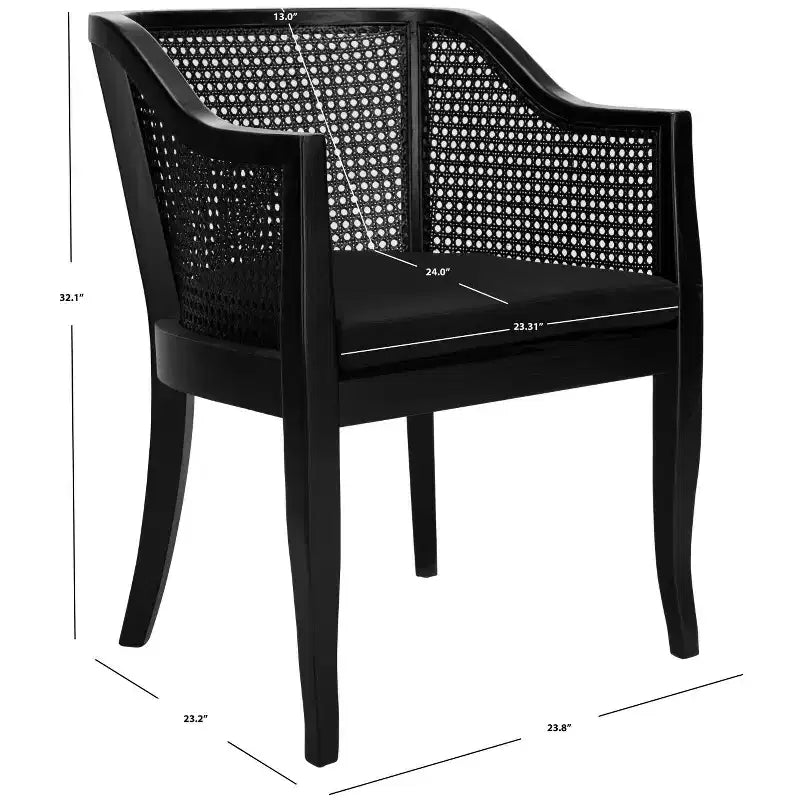 Chaise de salle à manger Rina en rotin - DCH9501 - Safavieh