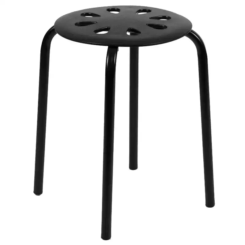 Tabourets empilables emboîtables en plastique Flash Furniture, 17,5 po de hauteur (paquet de 5)