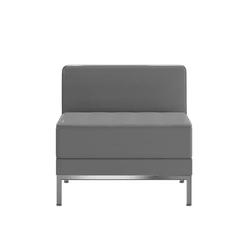 Chaise centrale contemporaine en similicuir Flash Furniture HERCULES Imagination Series