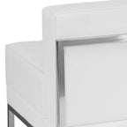 Chaise centrale contemporaine en similicuir Flash Furniture HERCULES Imagination Series