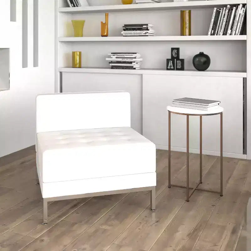 Chaise centrale contemporaine en similicuir Flash Furniture HERCULES Imagination Series