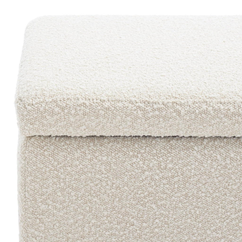 Banc de rangement Sunneva Boucle SAFAVIEH Couture - 61 po L x 20 po P x 19 po H - 61Lx20Px19H