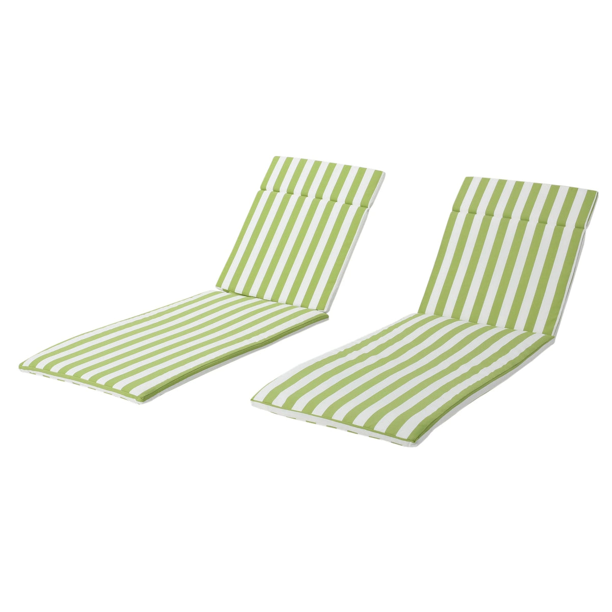Ensemble de coussins d'extérieur Salem pour chaise longue - Coussins uniquement (lot de 2) par Christopher Knight Home - 79,25L x 27,50W x 1,50H