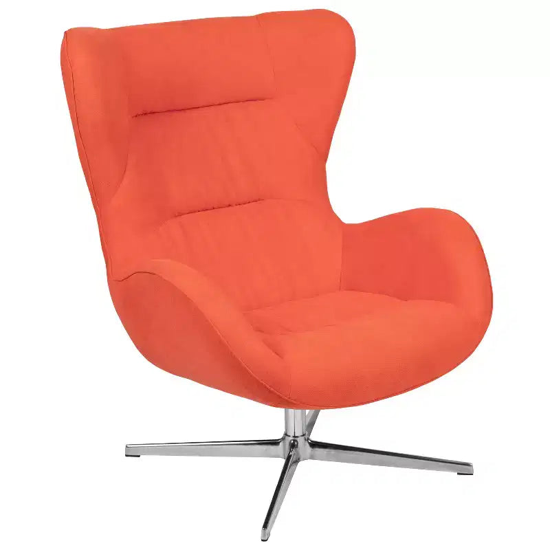 Flash Furniture Home and Office Retro Swivel Wing Accent Chair