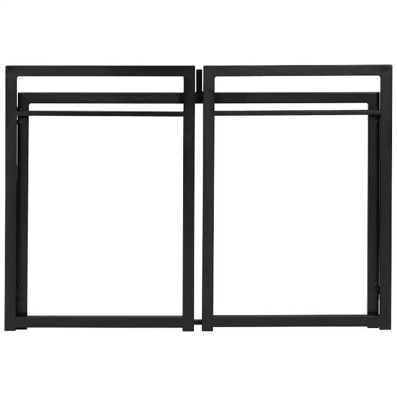Emma et Oliver 40 Bureau d'ordinateur pliable rustique pour la maison - Bureau pour ordinateur portable