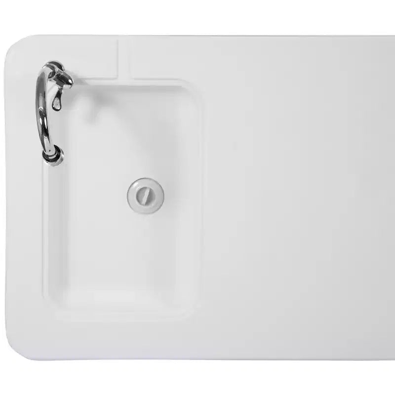 Emma et Oliver Table de nettoyage de poisson portable de 1,2 m / Table de camping et évier d'extérieur
